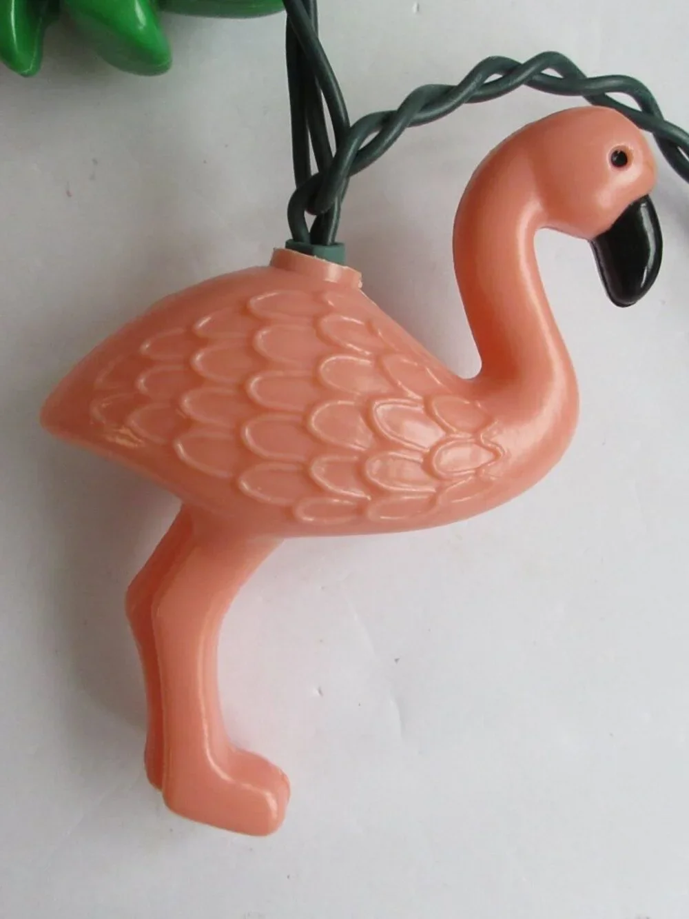 Flamingo & Palm Tree String Lights 8.5' Tropical Patio Party Tiki Decor WORKS!